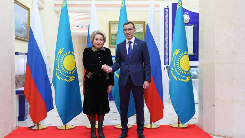 Матвиенко: "Отношения между Россией и Казахстаном вышли на беспрецедентно высокий уровень"